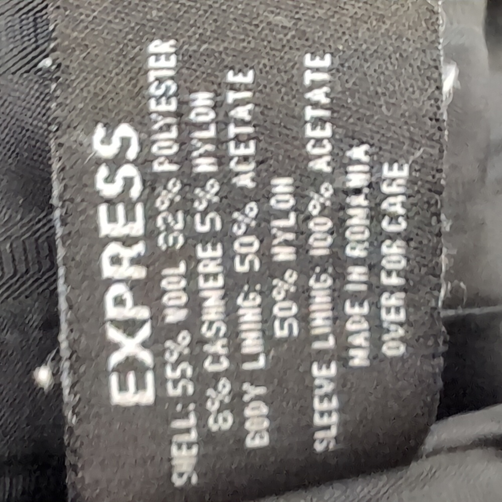 Express Women's Wool Blend Button Front Fitted Vi… - image 8